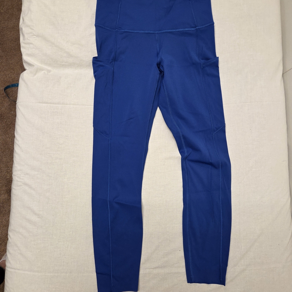Lululemon Athletica Blue Crop Leggings